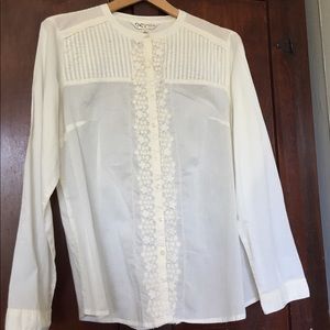 embroidered cotton blouse